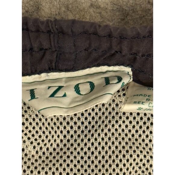 Men's Vintage IZOD Faded Black Swim shorts Size Medium - Picture 5 of 7